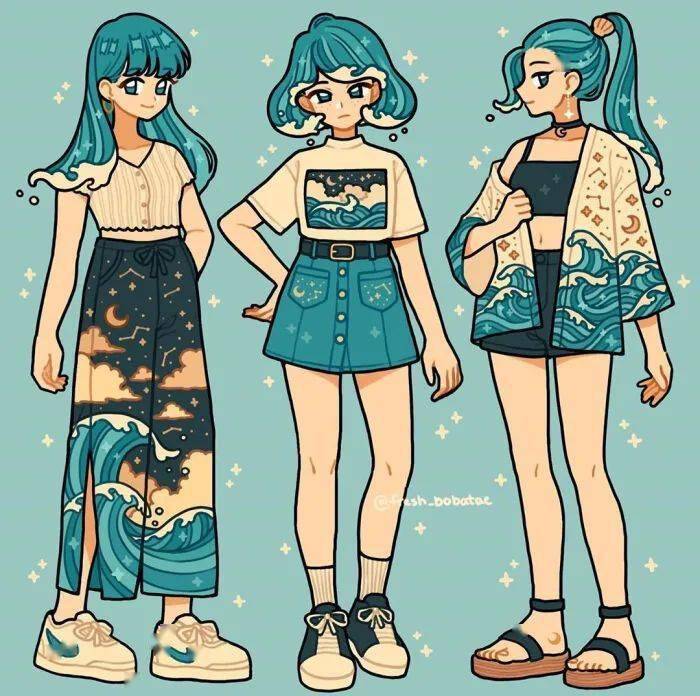 穿动漫服装_动漫服装穿搭设计_动漫里的服装搭配